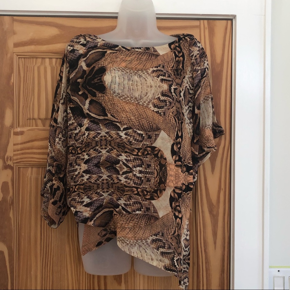 Bebe snake skin top